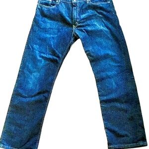 Levi’s 514 Straight Leg Denim, 5 pocket jeans, 40x32, Medium Wash